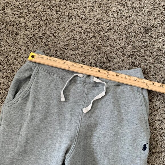 Polo Ralph Lauren Gray Kids Sweatpants L Drawstring Elastic Waist - Picture 5 of 7